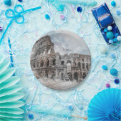 Roman Colosseum Rome Italië Papieren Borden –  Papieren Bordje (Feest)