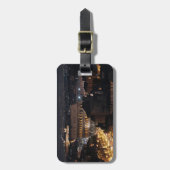 Roman Colosseum 's nachts Bagagelabel (Voorkant verticaal)