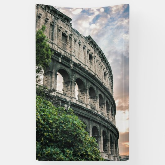 Roman Colosseum Spandoek (Verticaal)