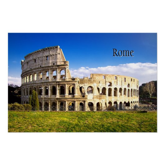 Roman Colosseum Sports Arena Perfect Poster (Voorkant)
