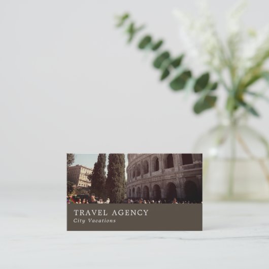 Roman Colosseum, Visitekaartje voor reisbureaus (Staand voorkant)