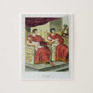 Roman Consuls, uit L'Antica Roma, 1825 (kleur) Legpuzzel