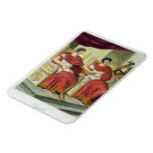 Roman Consuls, uit L'Antica Roma, 1825 (kleur) Magneet (Linkerzijde)
