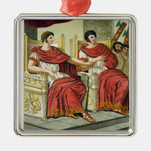 Roman Consuls, uit L'Antica Roma, 1825 (kleur) Metalen Ornament