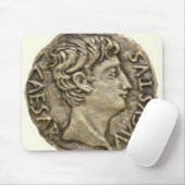 Roman Denarius Coin Muismat (Met muis)