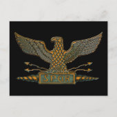 Roman Eagle Copper Finish Briefkaart (Voorkant)