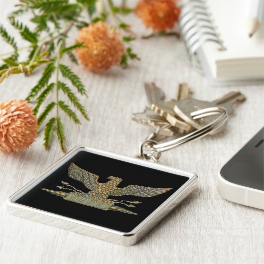 Roman Eagle Copper Sleutelhanger (Zijkant)