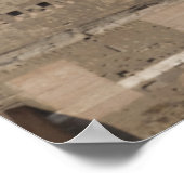 Roman Emperor-standbeeld Poster (Hoek)