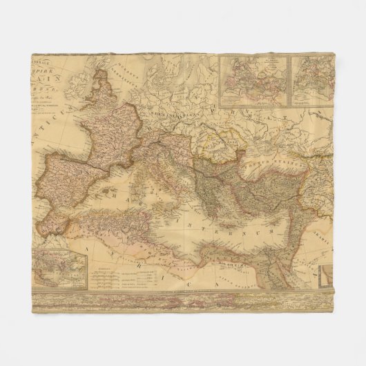 Roman Empire 2 Fleece Deken (Voorkant (Horizontaal))