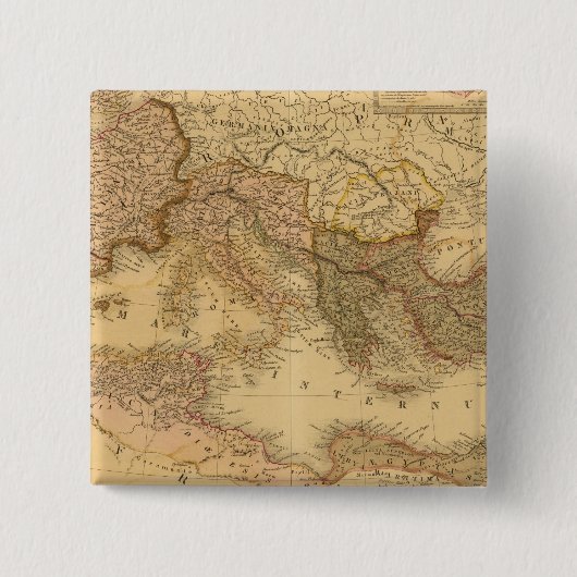 Roman Empire 2 Vierkante Button 5,1 Cm (Voorkant)