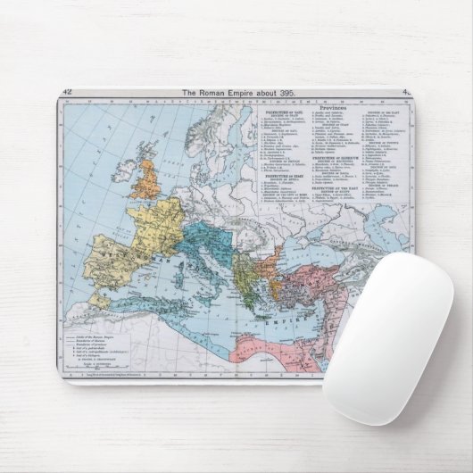 Roman Empire 395 AD Mousemat Muismat (Met muis)