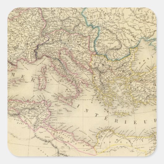 Roman Empire 4 Vierkante Sticker (Voorkant)