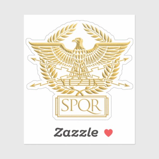 Roman Empire Aquila Eagle Sticker (Vel)