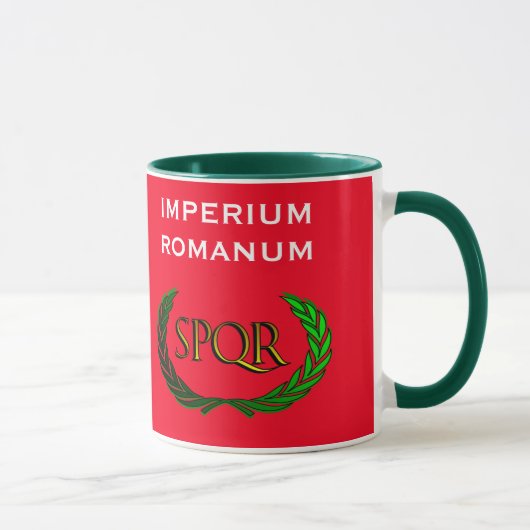 Roman Empire Crest Coffee Mok (Rechts)