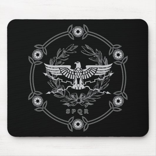 Roman Empire Emblem Mousepad Muismat (Voorkant)