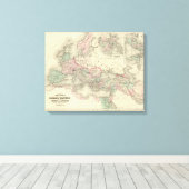 Roman Empire in de tijd van Christus Canvas Afdruk (Insitu (Houten vloer))