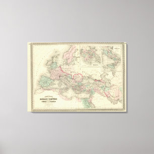Roman Empire in de tijd van Christus Canvas Afdruk
