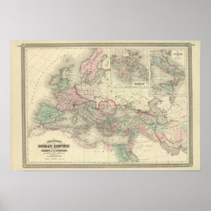 Roman Empire in de tijd van Christus Poster