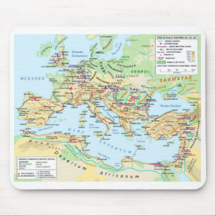 Roman Empire Map Mousepad Muismat