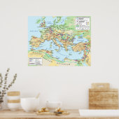 Roman Empire Map Poster (Keuken)