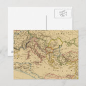 Roman Empire onder Constantine en Trajan Briefkaart (Voorkant / Achterkant)