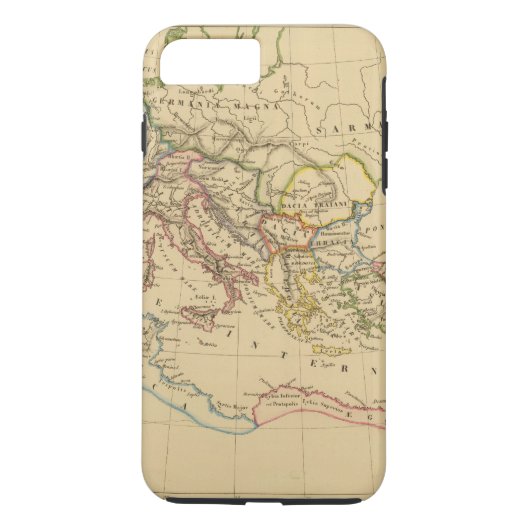 Roman Empire onder Constantine en Trajan Case-Mate iPhone Case (Achterkant)