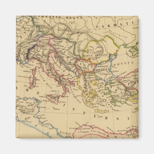 Roman Empire onder Constantine en Trajan Magneet (Voorkant)