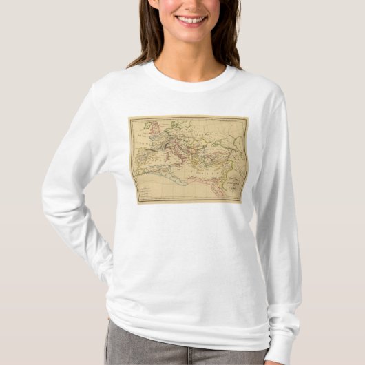 Roman Empire onder Constantine en Trajan T-shirt (Voorkant)
