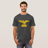 Roman Empire SPQR Eagle Embleem T-shirt (Voorkant volledig)