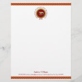 Roman Empire Style Gepersonaliseerd Briefhoofd (Voorkant)