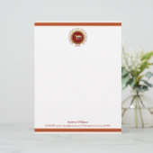 Roman Empire Style Gepersonaliseerd Briefhoofd (Staand voorkant)