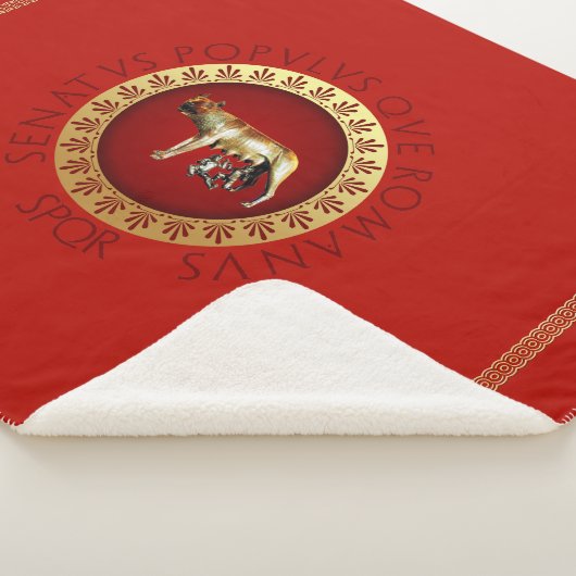 Roman Empire Style Sherpa Deken (3/4)