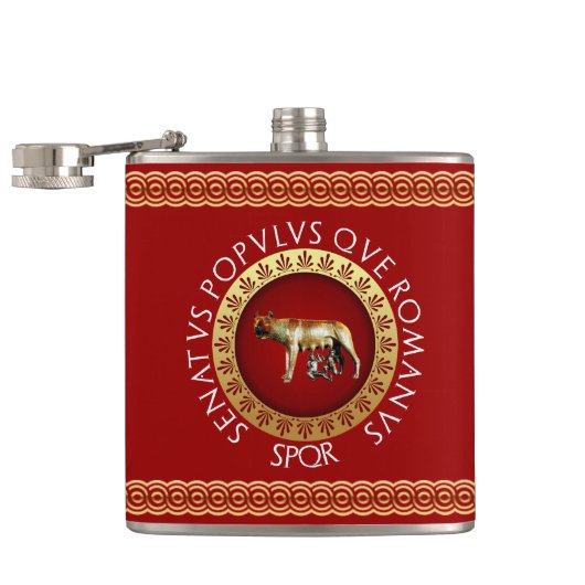 Roman Flask Heupfles (Geopend)