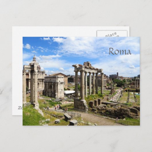 Roman Forum Briefkaart (Voorkant / Achterkant)