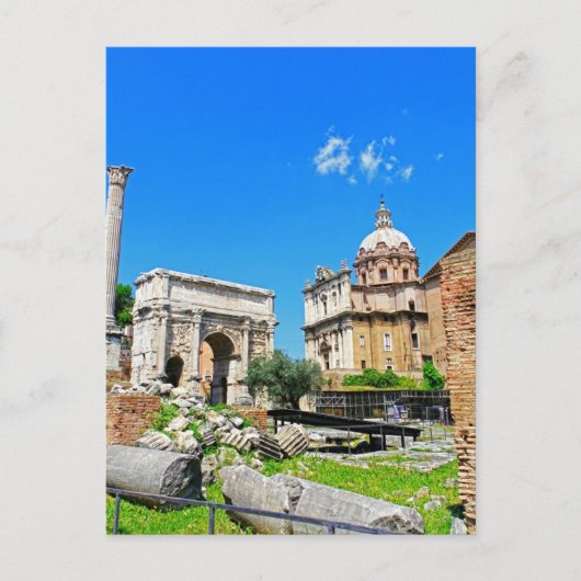 Roman forum briefkaart (Voorkant)