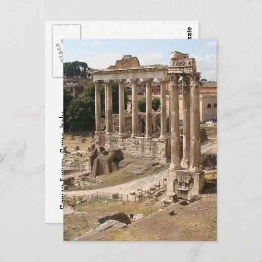 Roman Forum Briefkaart (Voorkant / Achterkant)