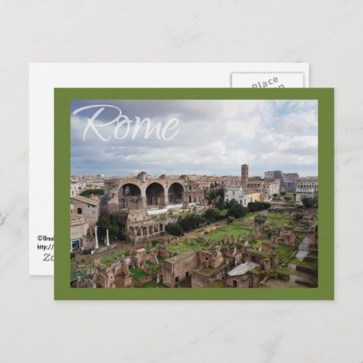 Roman Forum Briefkaart (Voorkant / Achterkant)