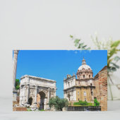 Roman forum briefpapier (Staand voorkant)
