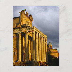 roman forum building briefkaart