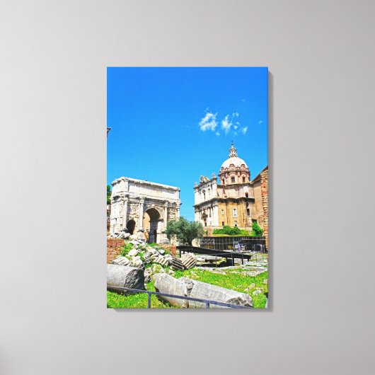 Roman forum canvas afdruk (Voorkant)