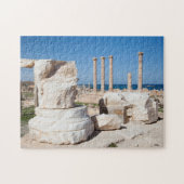 Roman Forum en resten van beeld, Sabratha, AZ Legpuzzel (Horizontaal)