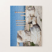 Roman Forum en resten van beeld, Sabratha, AZ Legpuzzel (Verticaal)