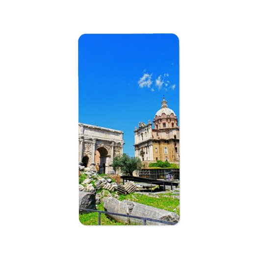 Roman forum etiket (Voorkant)