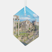 Roman Forum Glas Ornament (Voorkant links)