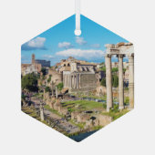 Roman Forum Glas Ornament (Achterkant)