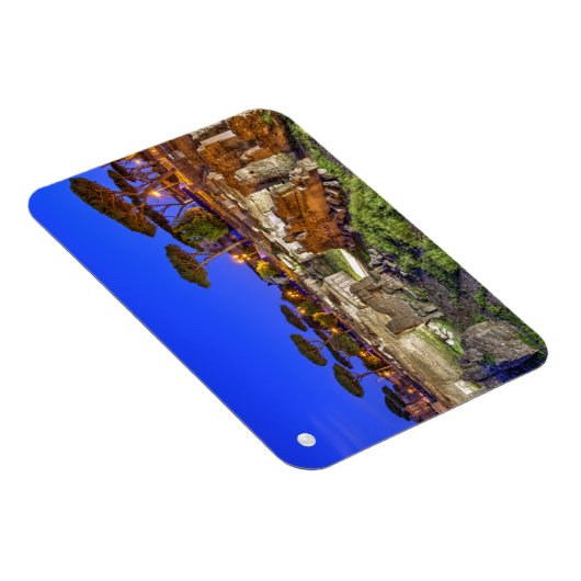 Roman Forum in Rome 's nachts, Italië - HDR. Magneet (Rechterzijde)