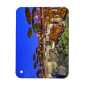 Roman Forum in Rome 's nachts, Italië - HDR. Magneet (Verticaal)