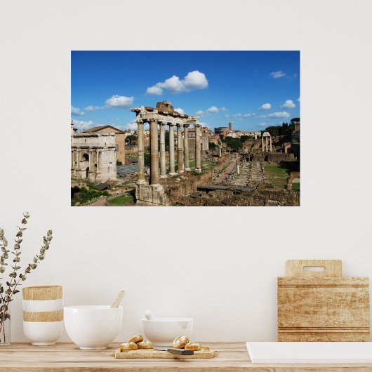 Roman Forum poster (Keuken)