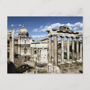 Roman Forum, Rome, Italië Briefkaart