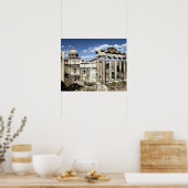 Roman Forum, Rome, Italië Poster (Keuken)